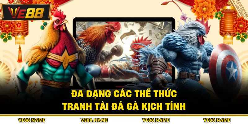 Đá gà 3 Đa dạng các thể thức tranh tài đá gà kịch tính