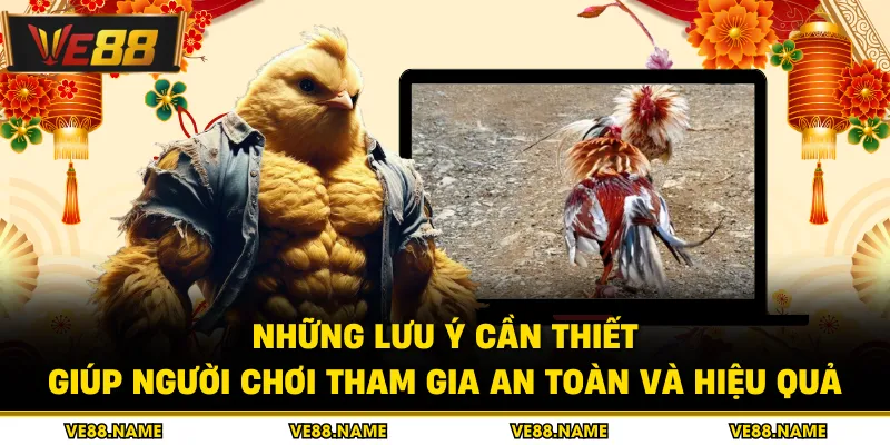 Những lưu ý cần thiết giúp người chơi tham gia an toàn và hiệu quả